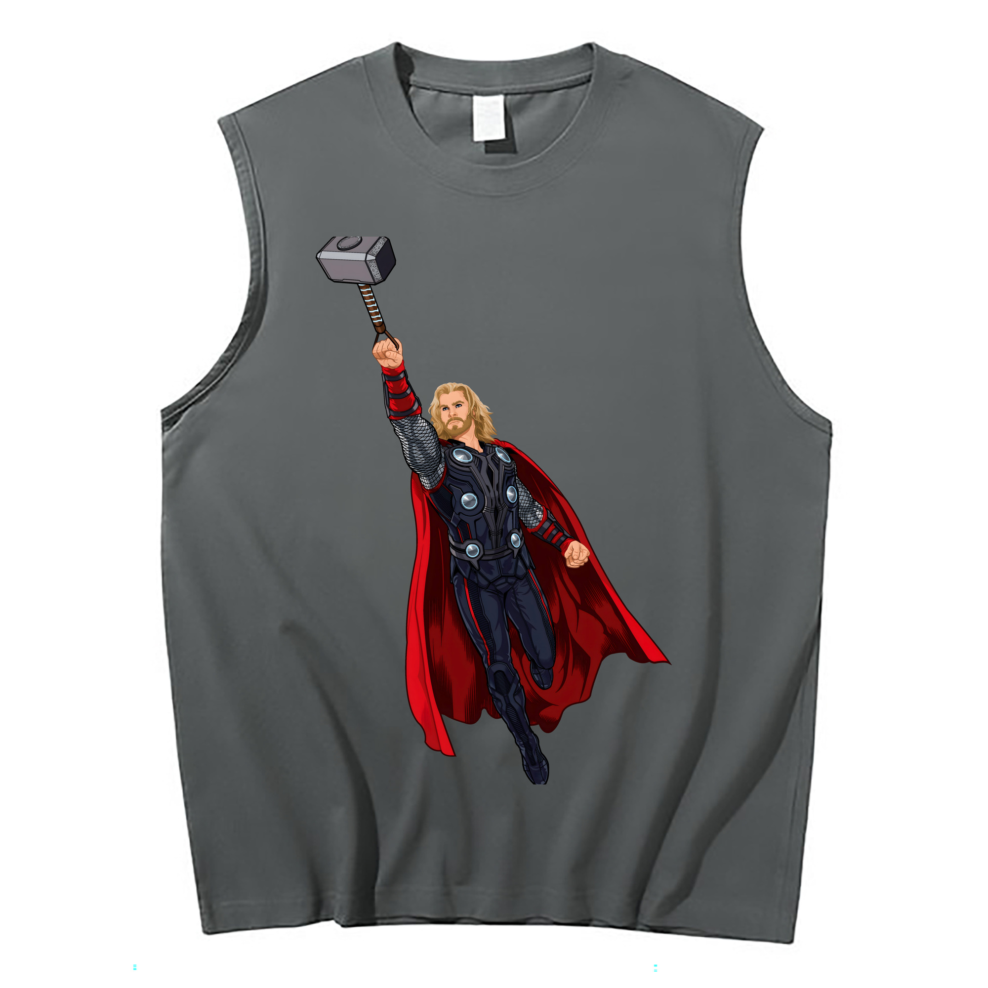 （画像用） アベンジャーズ The Avengers コットン100％タンクトップ（フロントプリント）